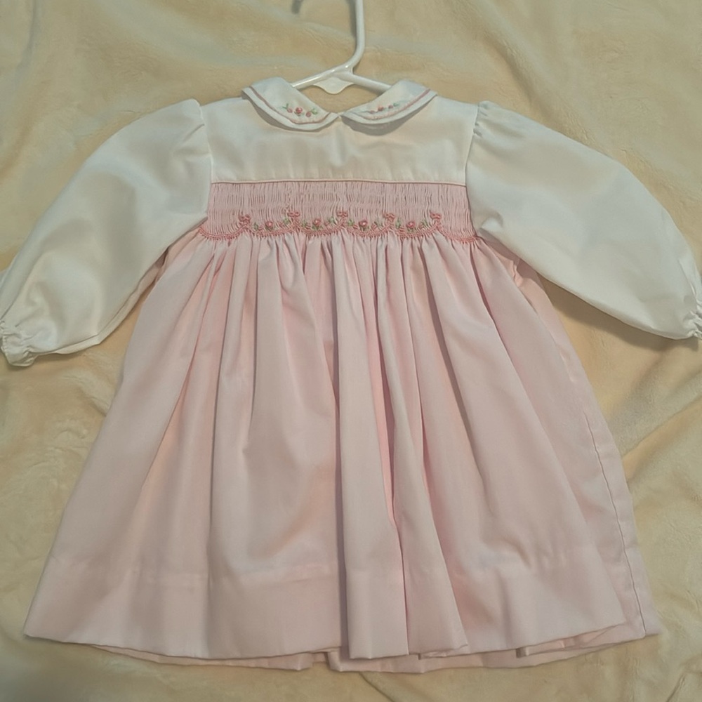 Petite Ami pink and white dress